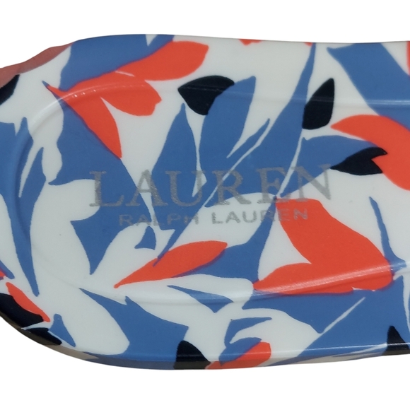 Ralph Lauren Audrie Floral Logo Front Jelly Sandals - Picture 10 of 16